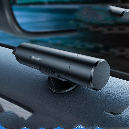 2-i-1 Bilnödhammare, Glasbrytare & Bälteskärare – Livräddande